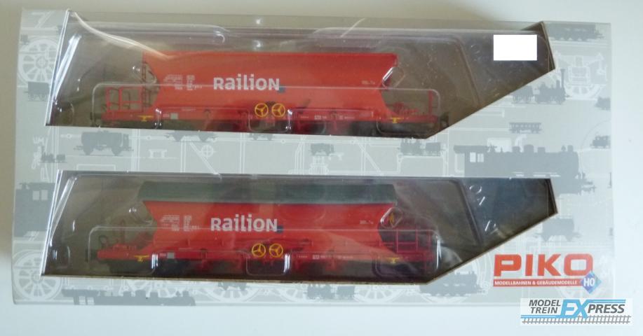 Piko gebruikt materiaal 58313 Railion NL" Tanoos896 Mittelselbstentladewagen Set Ep.V nieuw in doos