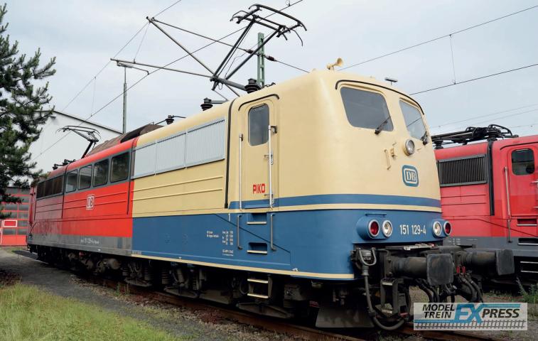 Piko 21686 ~ E-Lok/Sound 151 129 Retro Railpool DB AG Ep. VI + PluX22 Dec.
