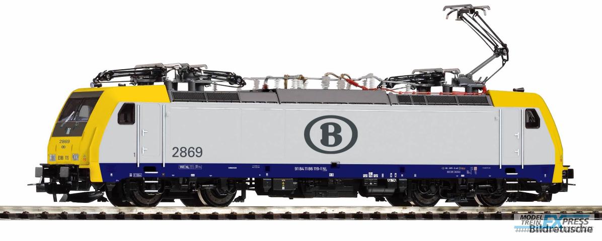 Piko 21763 ~E-Lok/Sound BR 186 SNCB  VI + 8pol. Dec.