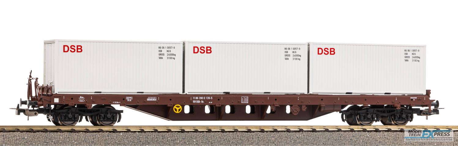 Piko 24527 Containertragwg. Rs DSB  IV, beladen mit 3 Containern DSB