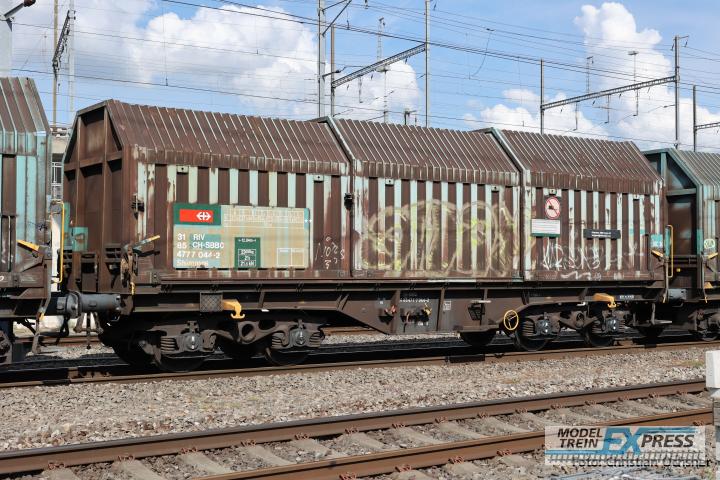 Piko 28304 2er Set Teleskophaubenwg. CH-SBB C mit Y25-Drehgestellen VI