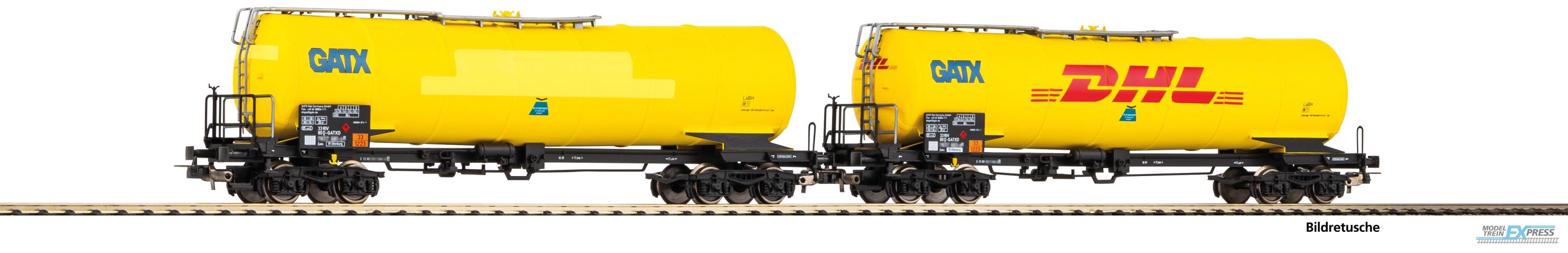 Piko 28306 2er Set Knickkesselwagen DHL DB AG Ep. V