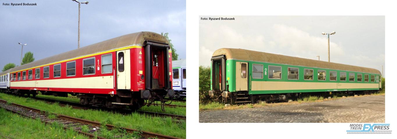 Piko 28320 2er Set Personenwg. 1. Kl. + 2. Kl. PKP IC VI