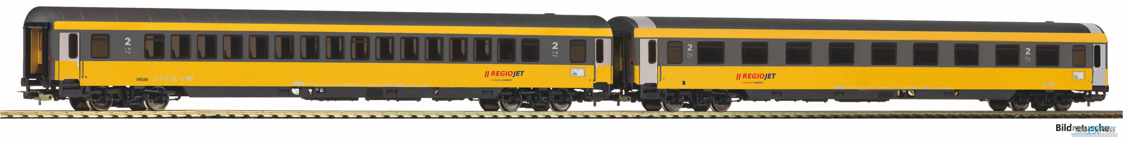 Piko 28323 2er Set Personenwg. Regiojet VI