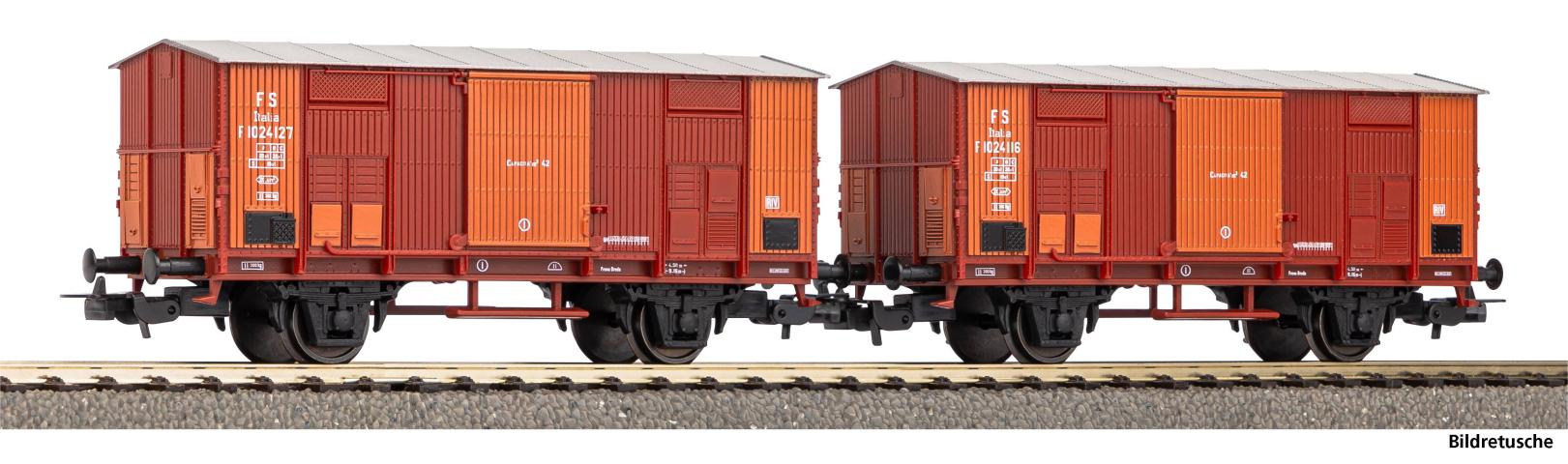 Piko 28328 2er Set Ged. Güterwg. FS III