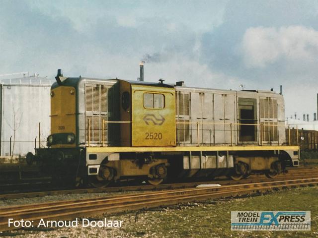 Piko 40431 N-Diesellok/Soundlok 2400 grau-gelb, Rundumleuchte IV + Next18 Dec.