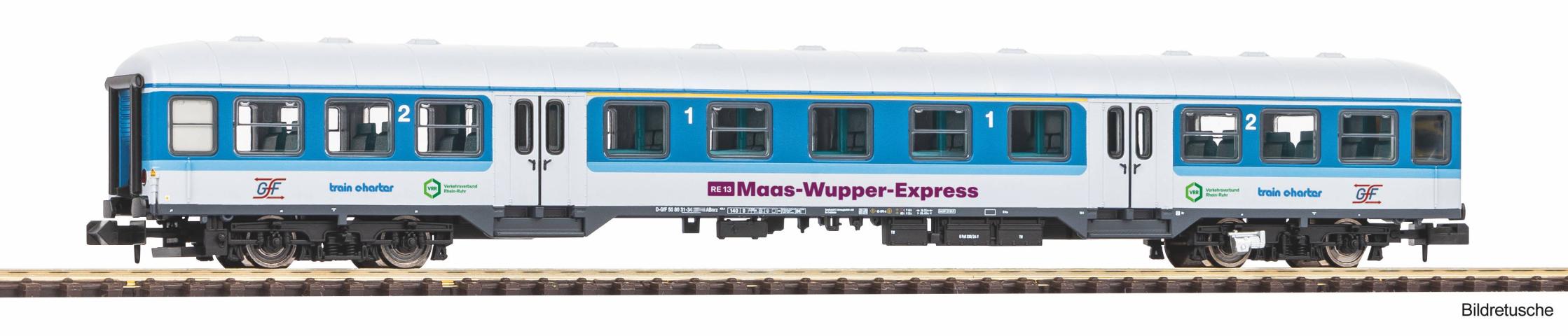 Piko 40655 N-Personenwg. n-wg. 1./2. Kl. Maas-Wupper-Express GFF VI