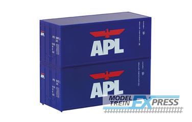 Piko 46102 TT-Container-Set 2 x 20' APL