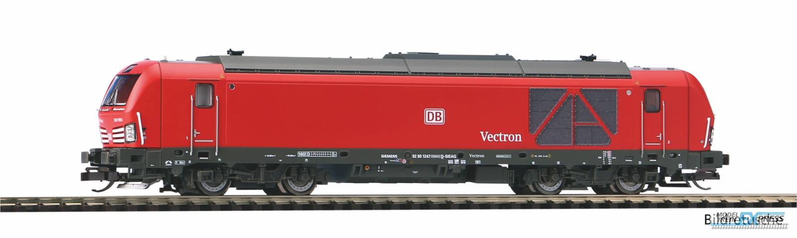 Piko 47807 TT-Diesellok Vectron BR 247 DB Cargo VI + DSS PluX22