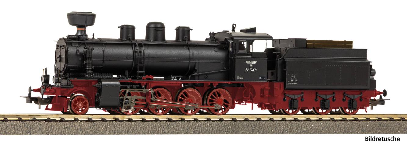 Piko 50803 Dampflok BR 56.34-35 mit Kobelschornstein DRB II + DSS PluX22