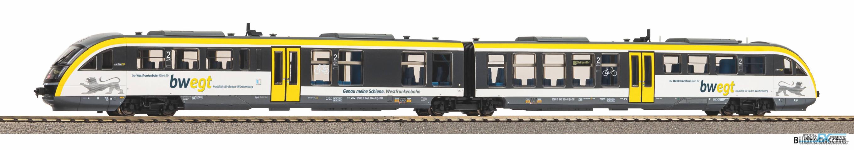 Piko 52979 Dieseltriebwg. Desiro bwegt DB AG VI + DSS 8pol.