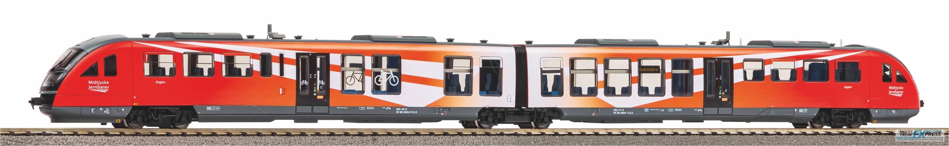 Piko 52984 ~Dieseltriebwg./Sound Desiro Midtjyske Jernbaner VI + 8pol. Dec.
