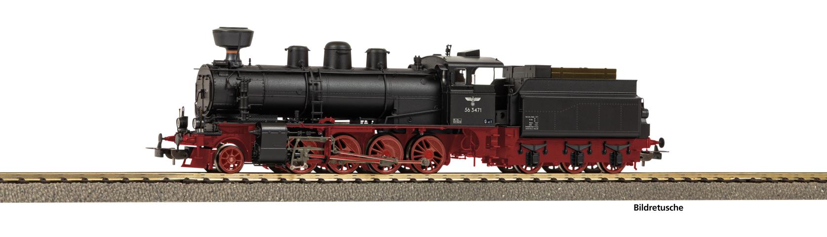 Piko 55934 XP-Dampflok/Sound BR 56.34-35 mit Kobelschornstein DRB II + PluX22 Dec.