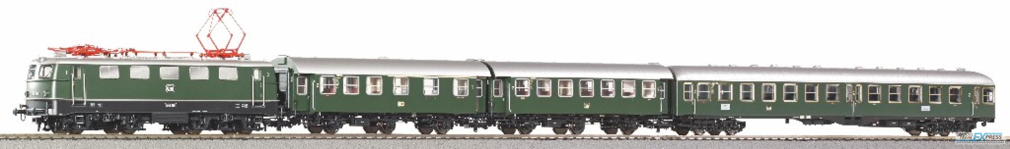 Piko 58144 4tlg. Zugset Wendezug E-Lok BR E 41, Umbauwg. und Mitteleinstiegssteuerwg. DB III