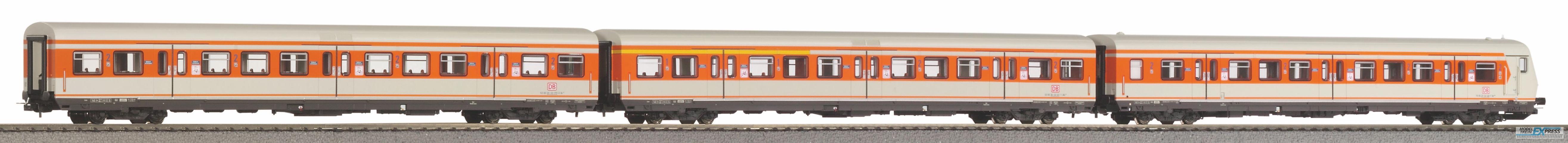 Piko 58226 3er Set S-Bahn Wagen orange-grau DB AG V