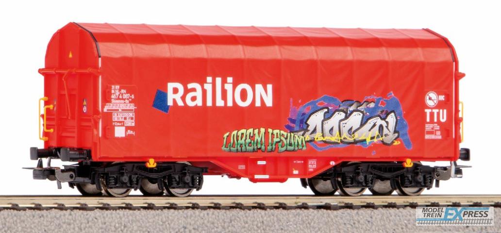 Piko 58981 Schiebeplanenwg. Railion NS mit Graffiti V