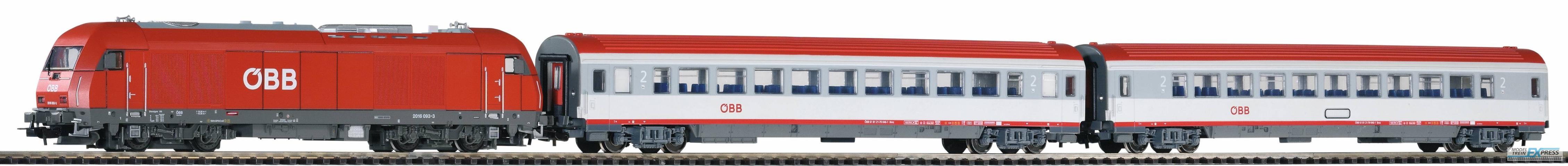 Piko 59017 PSC wlan S-Set ÖBB Personenzug Rh 2016 mit 2 wg. VI