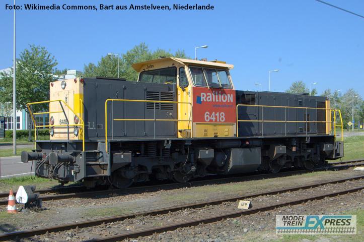 Piko 59168 Diesellok/Sound 6400 Railion Logistics NL VI + 8pol. Dec.