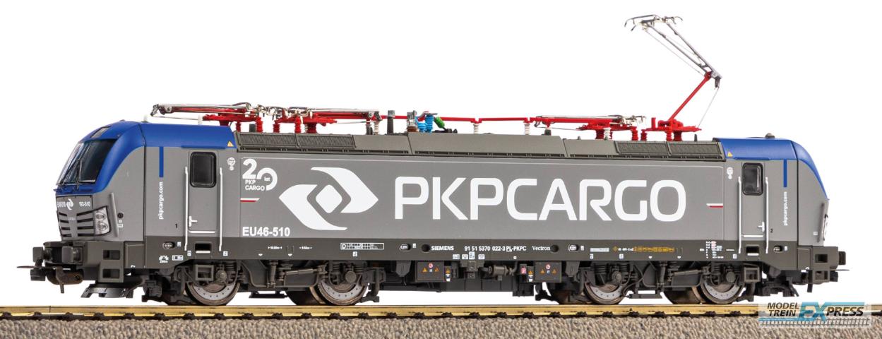 Piko 59393 E-Lok/Sound EU46 Vectron PKP Cargo VI + PluX22 Dec.