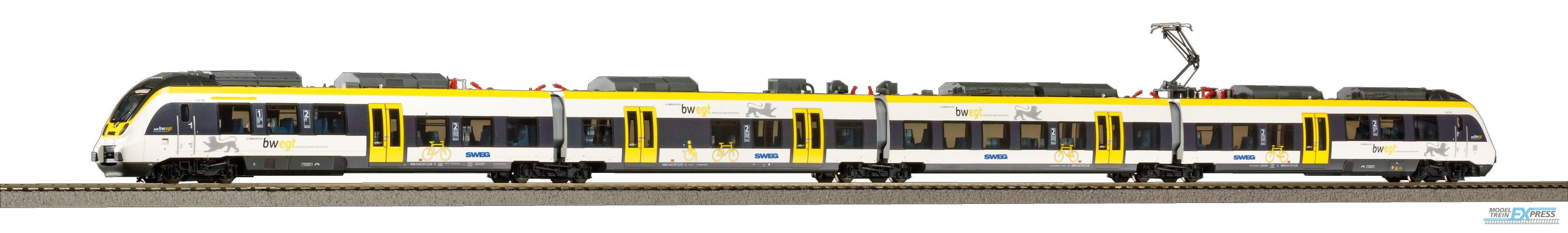 Piko 59514 4-Tlg. Elektrotriebzug/Sound BR 442 Bwegt SWEG VI  + Dec. 8pol.