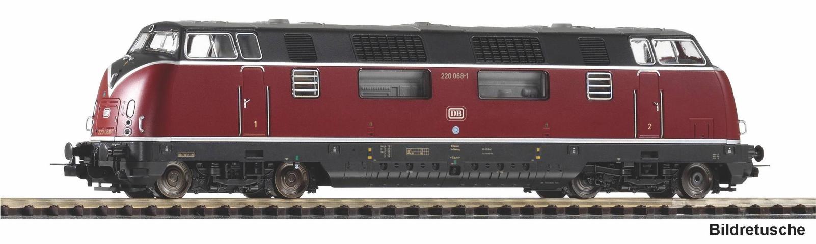 Piko 59726 Diesellok BR 220 rot DB IV + DSS PluX22