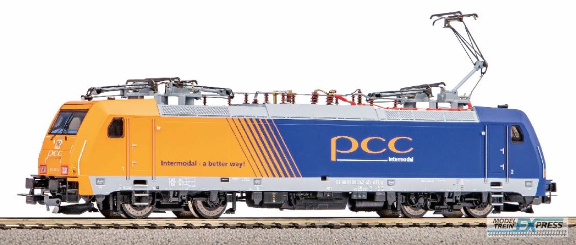 Piko 59868 E-Lok BR 186 PCC Intermodal VI + DSS 8pol.