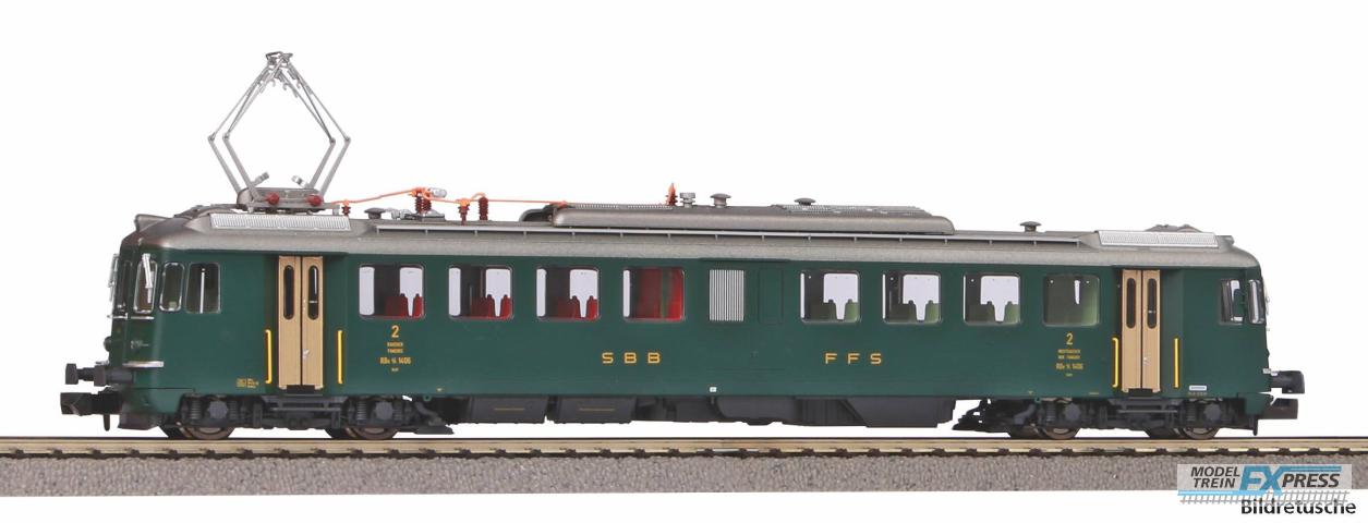 Piko 94152 N-Triebwg. RBe 4/4 1406 Prototyp, grün, alte Schrift, SBB, Ep. IV