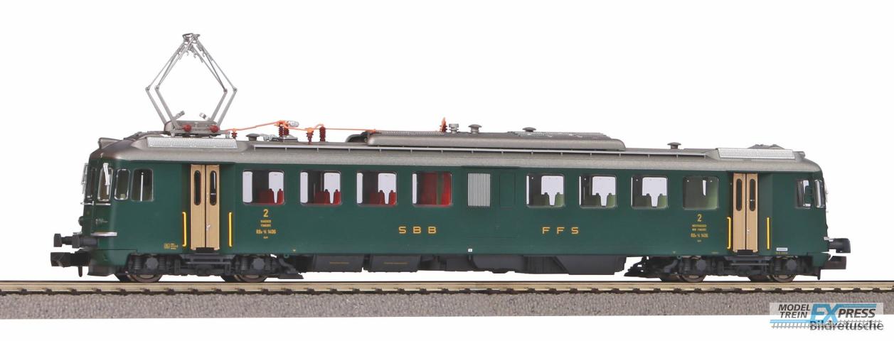 Piko 94153 N-Triebwg./Sound RBe 4/4 1406 Prototyp, grün, alte Schrift, SBB, Ep. IV