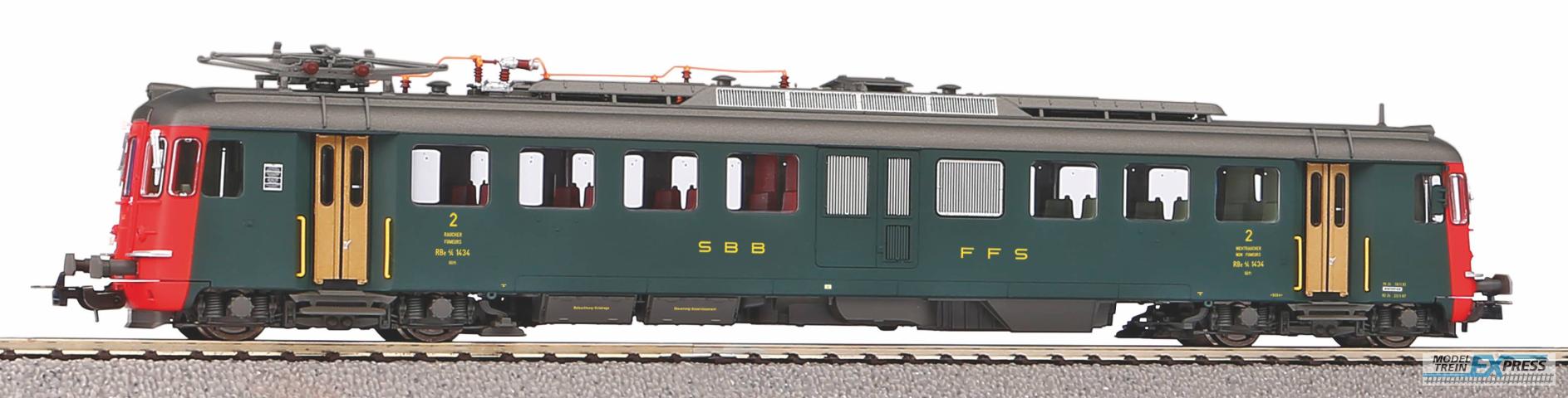 Piko 96823 Triebzug/Sound RBe 4/4 2.Serie grün, alte Schrift SBB IV + PluX22 Dec.