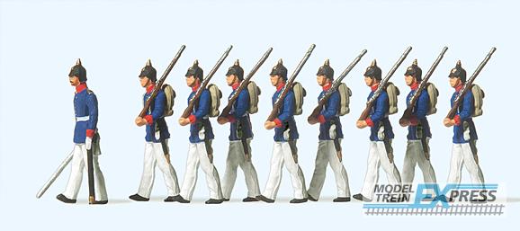 Preiser 12186 Preußische Infanterie. Parade