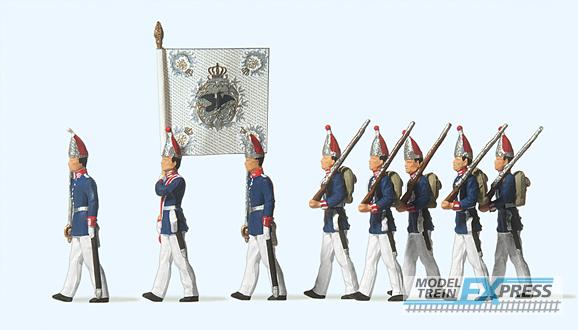 Preiser 12188 1. Garderegiment zu Fuß. Potsdam 1894. Offizier, Fahnenjunker, Mannschaften