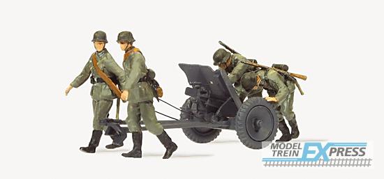 Preiser 16602 Panzerabwehrkanone 3,7 cm PAK L/45 beim Stellungswechsel. Deutsches Reich 1939-