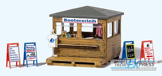 Preiser 17314 Kiosk mit Bootsverleih. Bausa