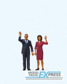 Preiser 28144 President Obama and The First Lady