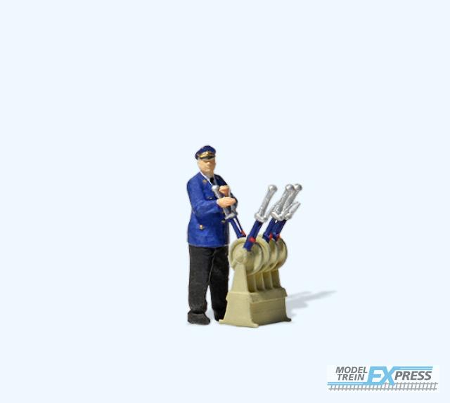Preiser 28271 Stellwerkarbeiter, Stellwerk