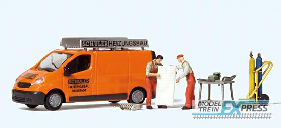 Preiser 33259 Opel Vivaro "Schuler Heizungs