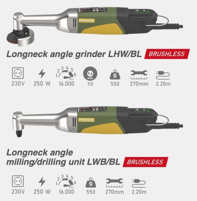 Proxxon 29290 LONGNECK-SET LHW/BL + LWB/BL IN L-BOXX