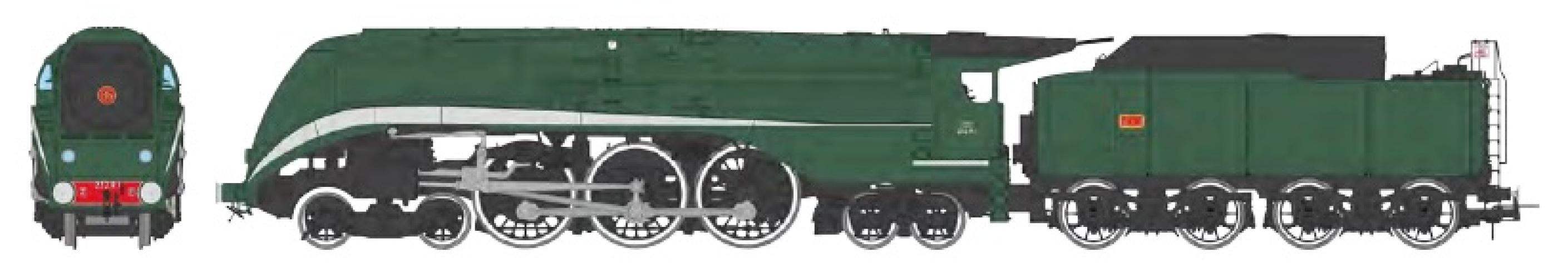 REE models 232R01 Steam Locomotive 232-R Analogue REE COLLECTION