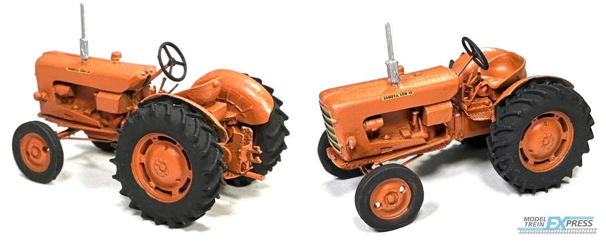 REE models BA-005 Tracteur SOMECA SOM40 Orange et Vert Roue 28'