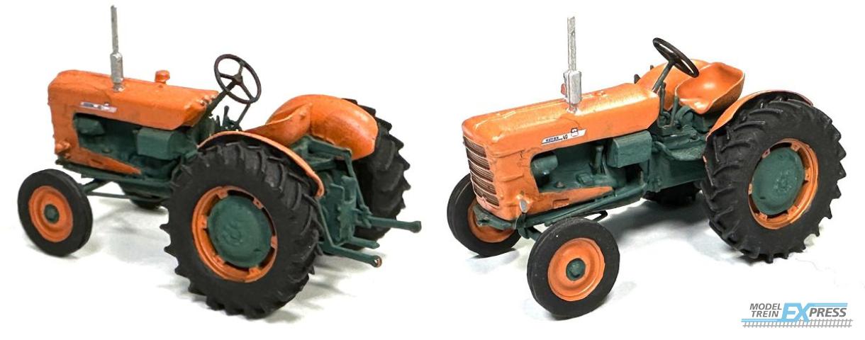 REE models BA-009 Tracteur SOMECA SUPER SOM40 Orange et Vert Roue 28'