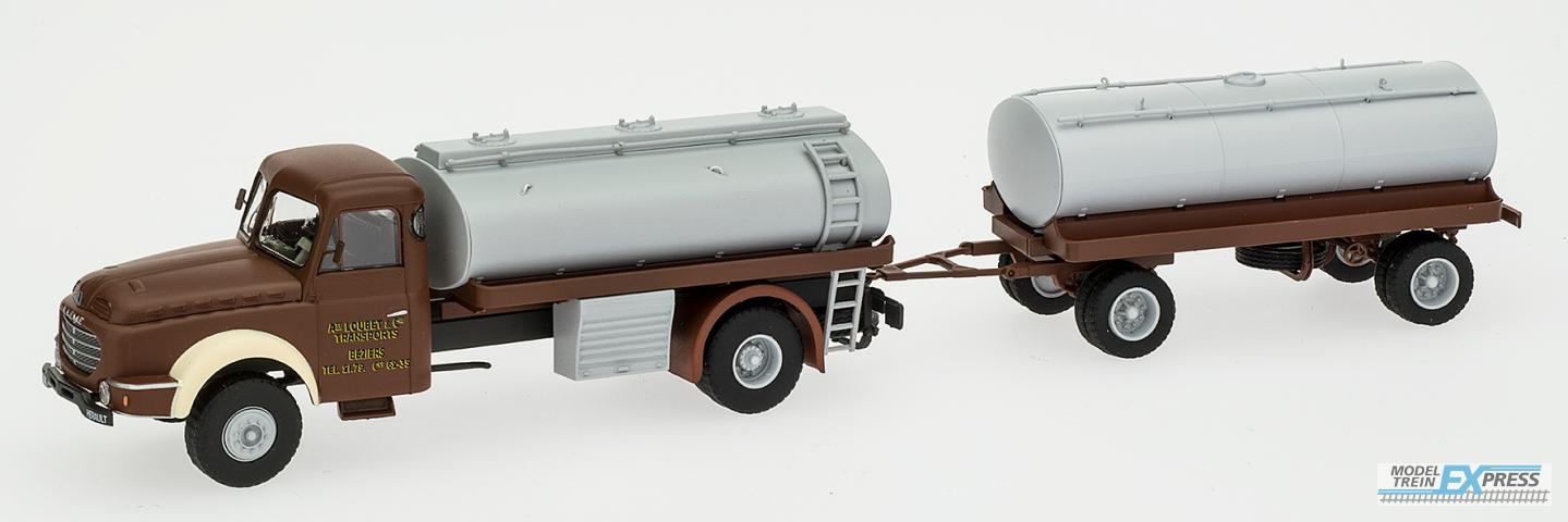 REE models CB-071 Willeme Wine Tanker Truck + Trailer "Loubet & Cie"