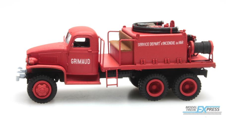 REE models CB-081 GMC C.C.F.L Tank Truck for Forest Fire "Froger" Steel Cabin "GRIMAUD"