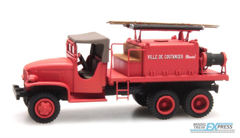 REE models CB-083 GMC C.C.F.L Tank Truck for Forest Fire "Froger" Steel Canvas "COUTANCES"
