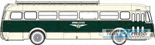 REE models CB-136 BUS R4190 green and cream - ? VOYAGES TRANSCAR ? (75)