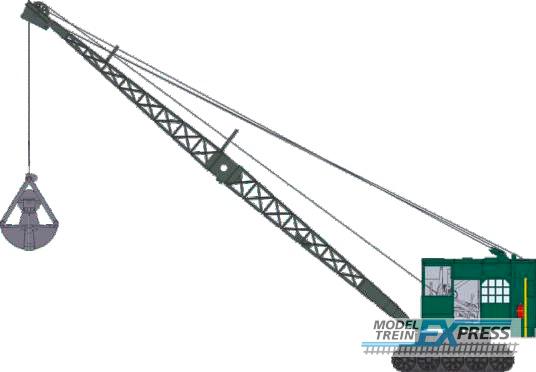 REE models CB-158 BONDY caterpillar Crane (green) G.3C n°13 NOGENT