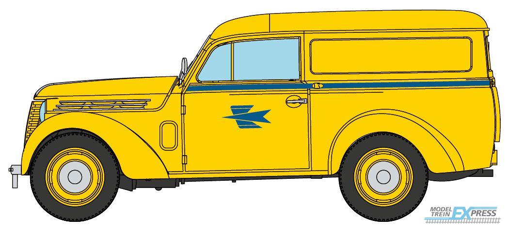 REE models CB-169 CAR - Renault JUVAQUATRE panel van LA POSTE yellow