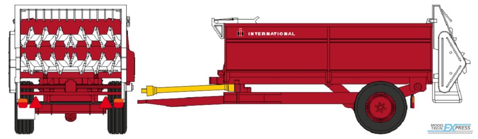 REE models CB-188 Remorque INTERNATIONAL HI 355T (5,5 t) - Epandeur à fumier