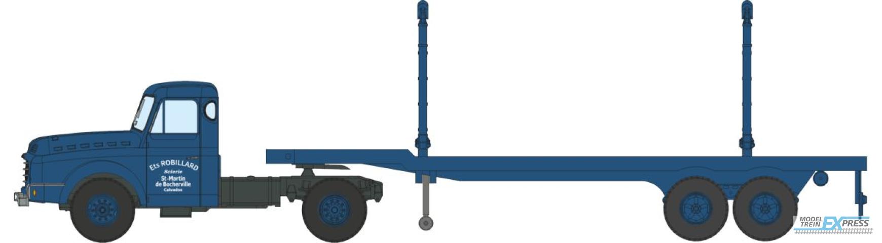 REE models CB-192 Camion Willeme Tracteur + Remorque transport de Grumes « Ets ROBILLARD »