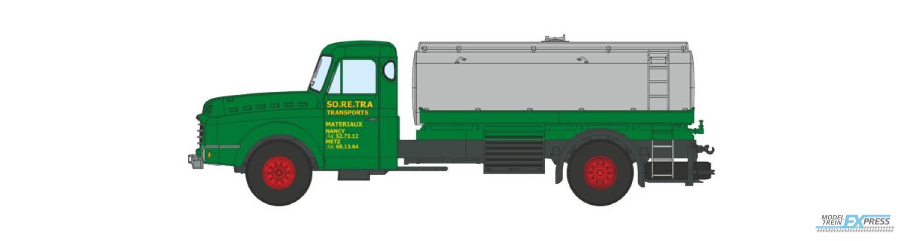 REE models CB-199 Camion Willeme Citerne 1 dôme « SO.RE.TRA »