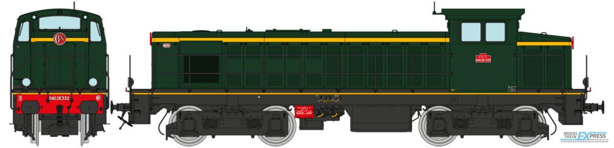 REE models JM-007 Diesel Locomotive 040 DE 532 Origin, West, Era  III - ANALOG
